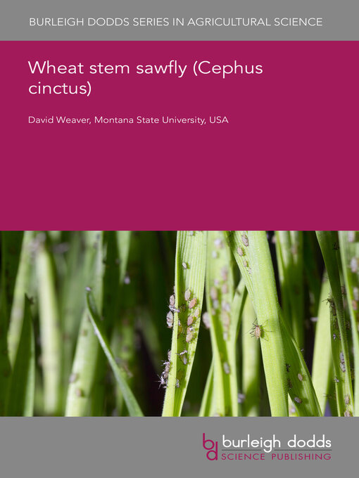 Cover image for Wheat stem sawfly (Cephus cinctus)